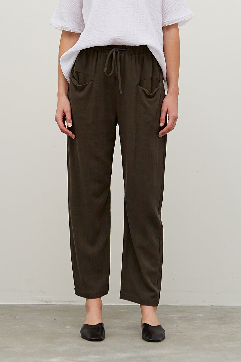 Buy FASHION CLOUD Women' s Cotton Slub Pants Combo (Pack of 2) Regular  Multi-Coloured Black & Olive at