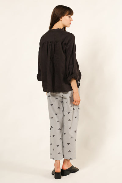 Triangle Print Tapered Pant
