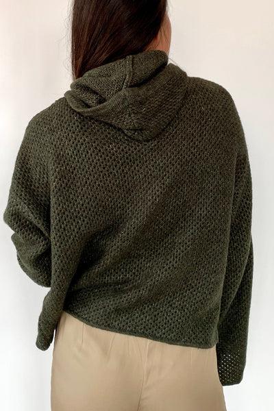 Cozy At Home Knit Hoodie